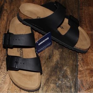 Arizona Birko Flor soft footbed in black size 37 which is also a size 6-6.5